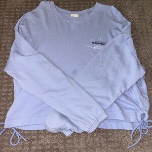 Aerie Light Purple Long Sleeve Top